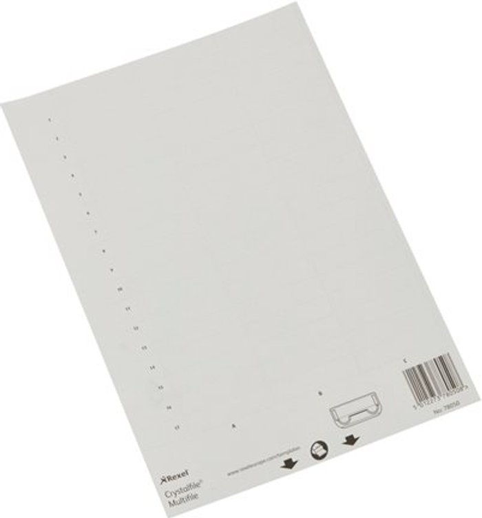 Currys Business | Crystalfile Rexel Crystalfile Printable Filing Inserts White (Pack of 50) 78050 Crystalfile Rexel Crystalfile Printable Filing Inserts White (Pack of 50) 78050