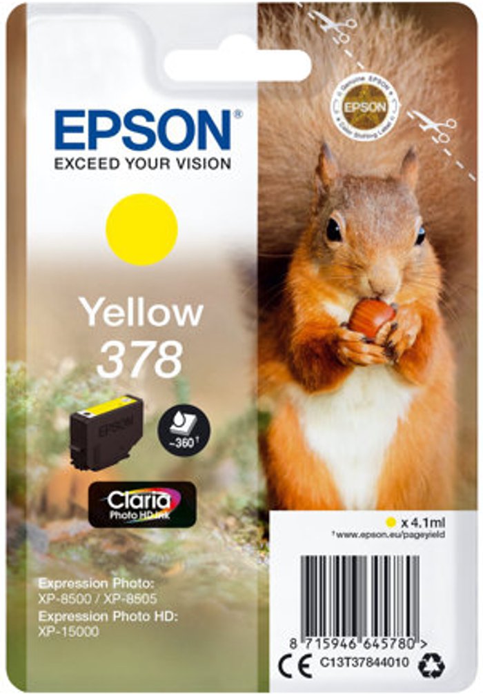 Currys Business | Epson Epson 378 - yellow - original - ink cartridge Epson Epson 378 - yellow - original - ink cartridge
