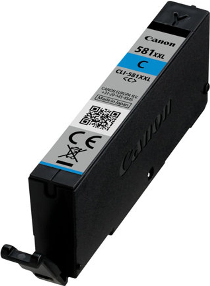 Currys Business | Canon Canon CLI-581XXL Cyan Ink Cartridge 1995C001 Canon Canon CLI-581XXL Cyan Ink Cartridge 1995C001