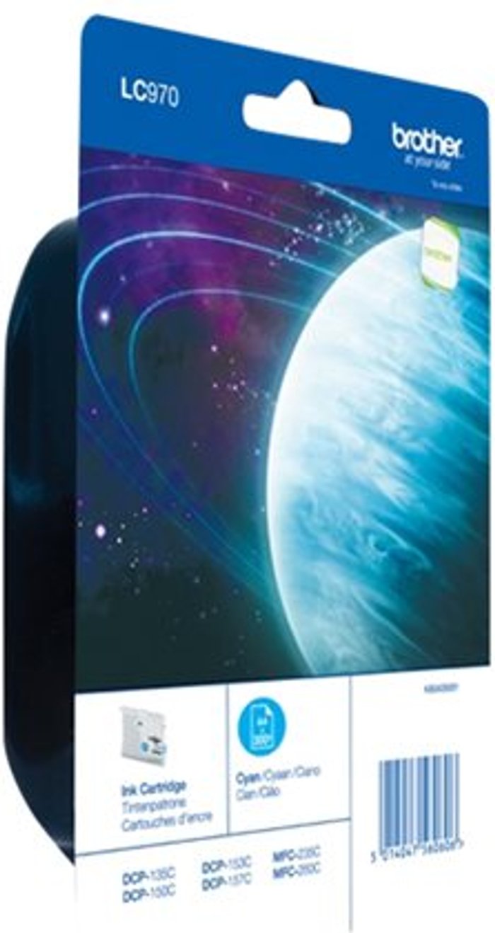 Currys Business | Brother Brother LC970C - cyan - original - ink cartridge Brother Brother LC970C - cyan - original - ink cartridge