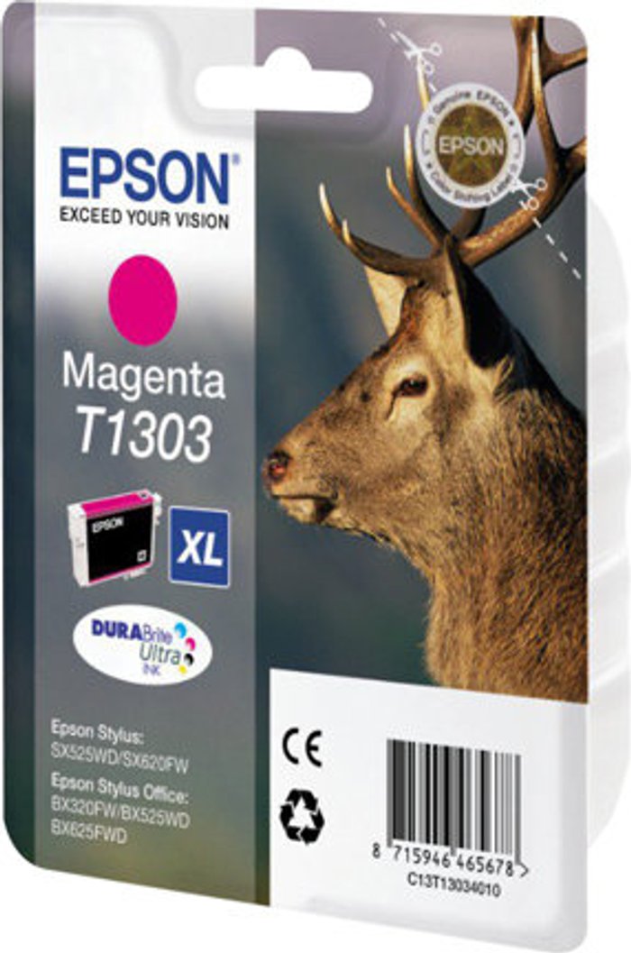 Currys Business | Epson Epson T1303 - magenta - original - ink cartridge Epson Epson T1303 - magenta - original - ink cartridge
