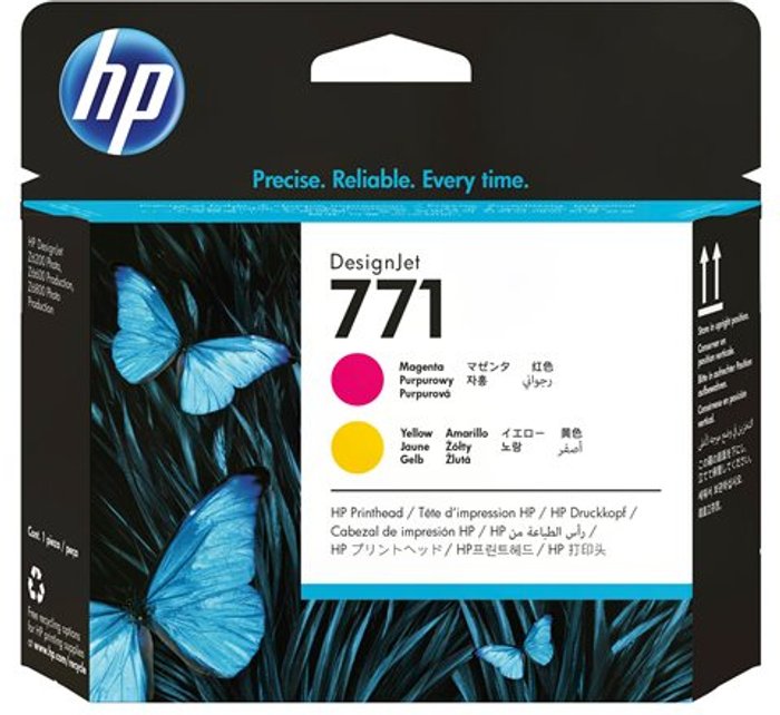Currys Business | HP HP 771 - yellow, magenta - printhead HP HP 771 - yellow, magenta - printhead