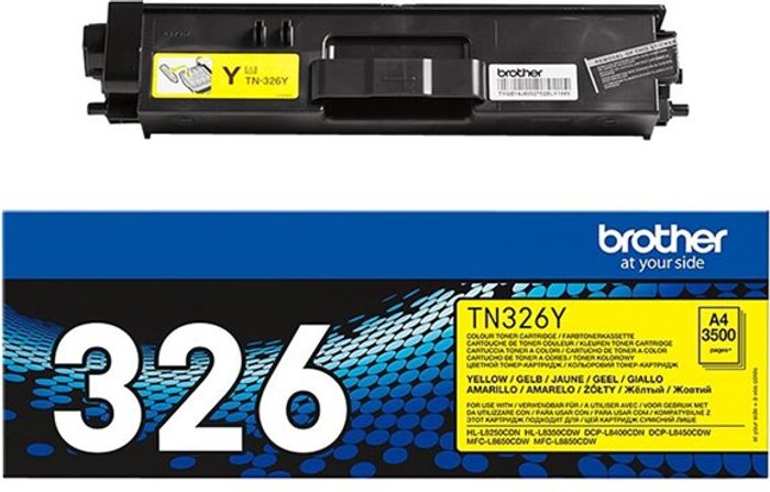 Currys Business | Brother Brother TN326Y - yellow - original - toner cartridge Brother Brother TN326Y - yellow - original - toner cartridge