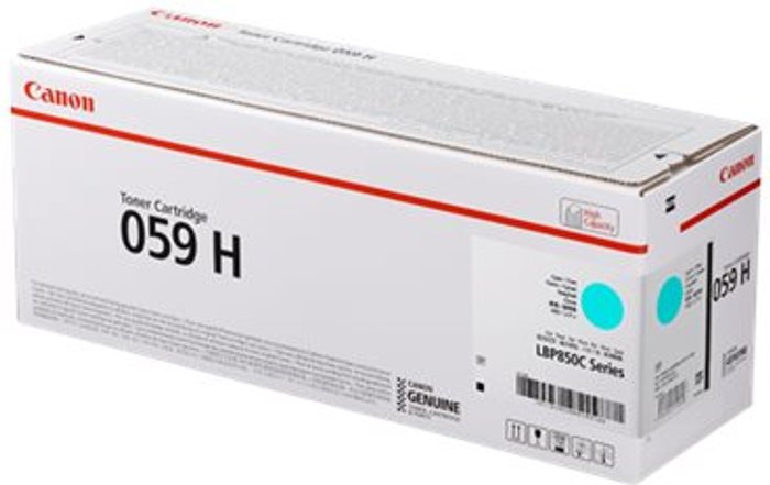 Currys Business | Canon Canon 059 H - high capacity - cyan - original - toner cartridge Canon Canon 059 H - high capacity - cyan - original - toner cartridge