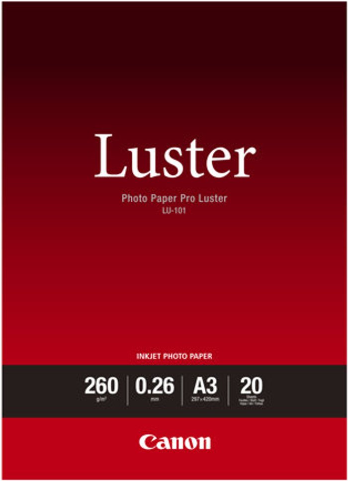 Currys Business | Canon Canon A3 Pro Luster Photo Paper (20 Pack) 6211B007 Canon Canon A3 Pro Luster Photo Paper (20 Pack) 6211B007