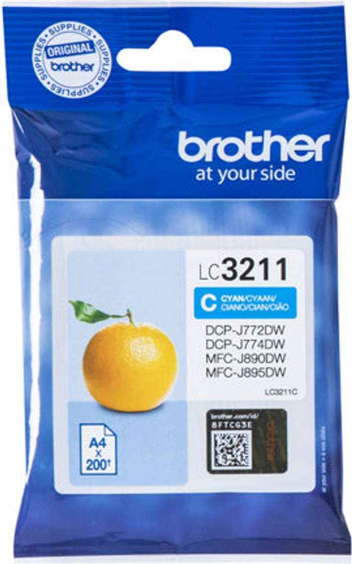 Currys Business | Brother Brother LC3211C Inkjet Cartridge Cyan LC3211C Brother Brother LC3211C Inkjet Cartridge Cyan LC3211C