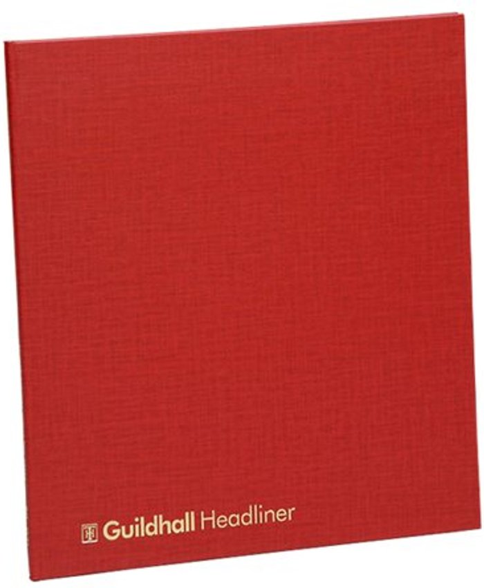 Currys Business | EXACLAIR FILING PRODUCTS Guildhall Headliner 48 Series 4-12 - account book - 80 pages - 298 x 273 mm EXACLAIR FILING PRODUCTS Guildhall Headliner 48 Series 4-12 - account book - 80 pages - 298 x 273 mm