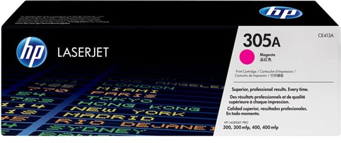 Currys Business | HP HP 305A - magenta - original - LaserJet - toner cartridge (CE413A) HP HP 305A - magenta - original - LaserJet - toner cartridge (CE413A)