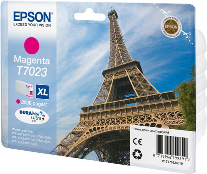 Currys Business | Epson Epson T7023 - XL size - magenta - original - ink cartridge Epson Epson T7023 - XL size - magenta - original - ink cartridge
