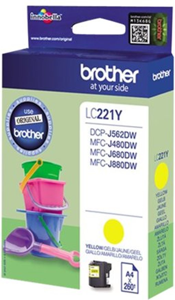 Currys Business | Brother Brother LC221Y - yellow - original - ink cartridge Brother Brother LC221Y - yellow - original - ink cartridge
