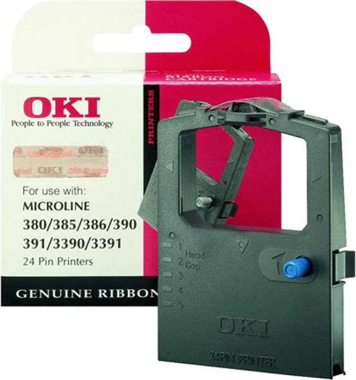 Currys Business | OKI OKI - 1 - black - print ribbon OKI OKI - 1 - black - print ribbon