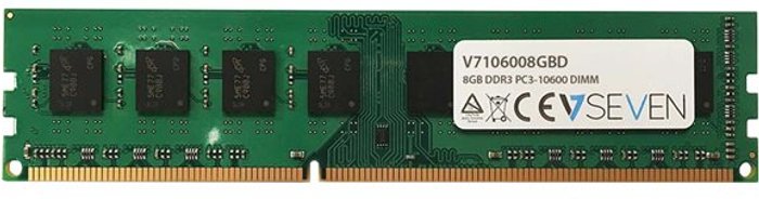 Currys Business | V7 V7 - DDR3 - module - 8 GB - DIMM 240-pin - 1333 MHz / PC3-10600 - unbuffered V7 V7 - DDR3 - module - 8 GB - DIMM 240-pin - 1333 MHz / PC3-10600 - unbuffered
