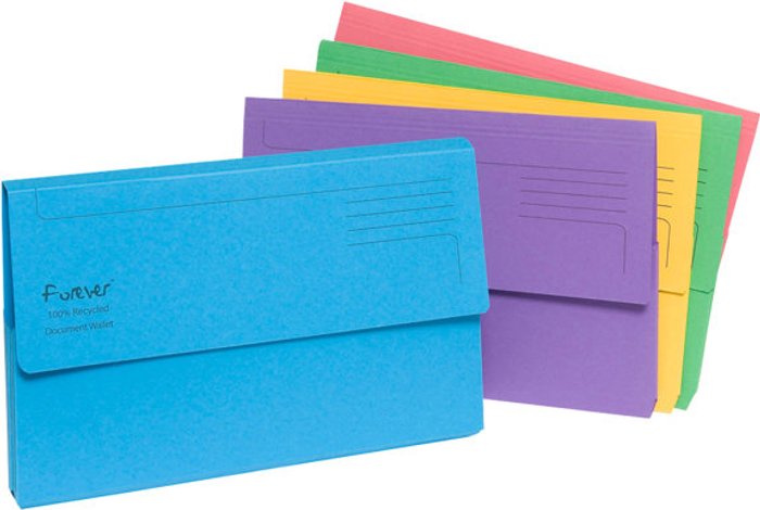 Currys Business | Forever Exacompta Forever Document Wallet Manilla Foolscap Assorted (Pack of 25) 211/5000 Forever Exacompta Forever Document Wallet Manilla Foolscap Assorted (Pack of 25) 211/5000