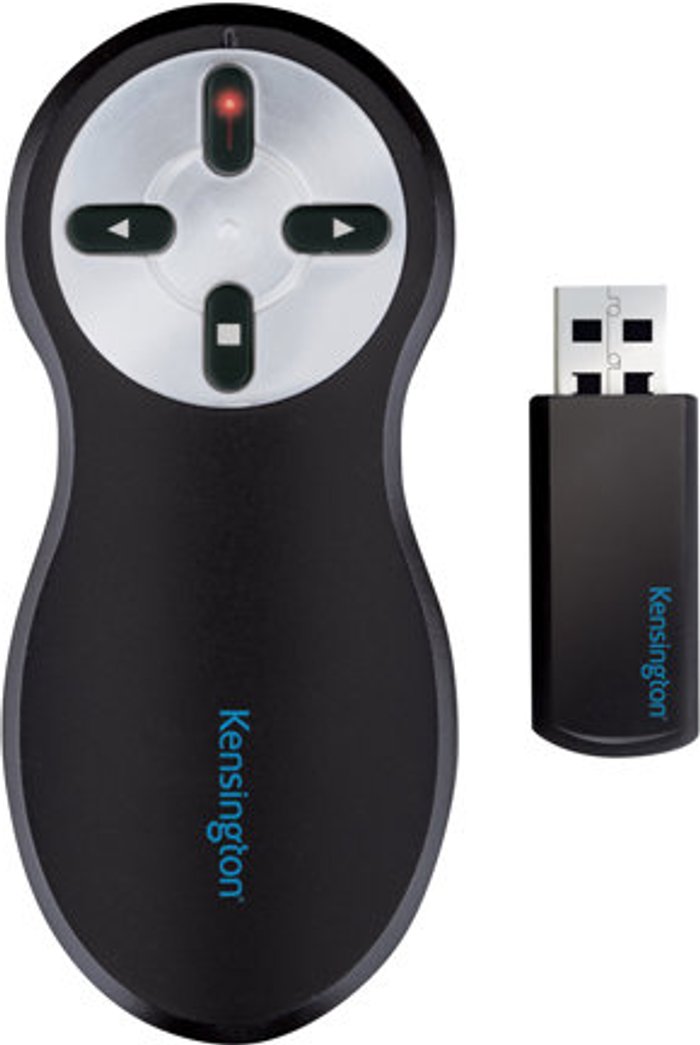 Currys Business | Kensington Kensington Si600 Wireless Presenter with Laser Pointer presentation remote control - black Kensington Kensington Si600 Wireless Presenter with Laser Pointer presentation remote control - black