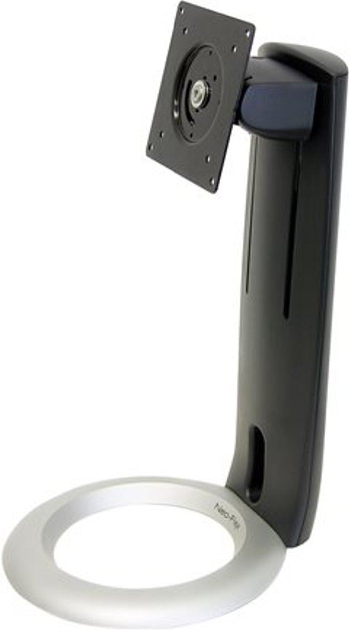 Currys Business | Ergotron Ergotron Neo-Flex stand - for Monitor - black, silver Ergotron Ergotron Neo-Flex stand - for Monitor - black, silver