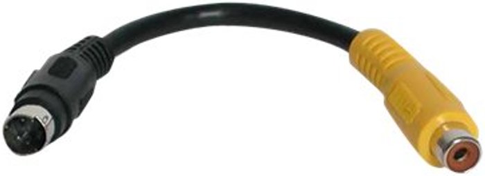 Currys Business | Startech StarTech.com 6in S-Video to Composite Video Adapter Cable - adapter - S-Video / composite video - 15 cm Startech StarTech.com 6in S-Video to Composite Video Adapter Cable - adapter - S-Video / composite video - 15 cm