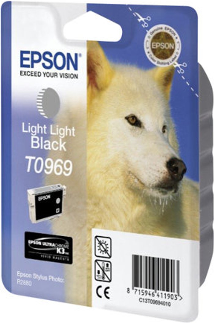 Currys Business | Epson Epson T0969 - light light black - original - ink cartridge Epson Epson T0969 - light light black - original - ink cartridge