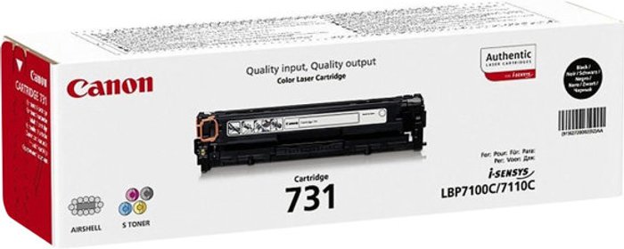 Currys Business | Canon Canon 731BK Black Toner Cartridge 6272B002 Canon Canon 731BK Black Toner Cartridge 6272B002