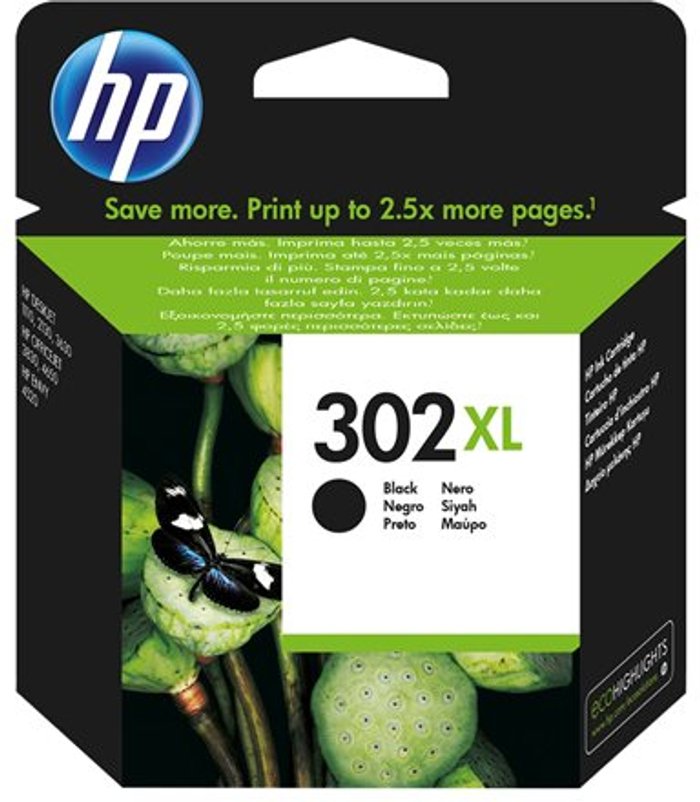 Currys Business | HP HP 302XL Black Ink Cartridge HP HP 302XL Black Ink Cartridge