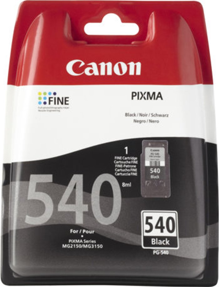 Currys Business | Canon CANON PG-540 Black Ink Cartridge Canon CANON PG-540 Black Ink Cartridge