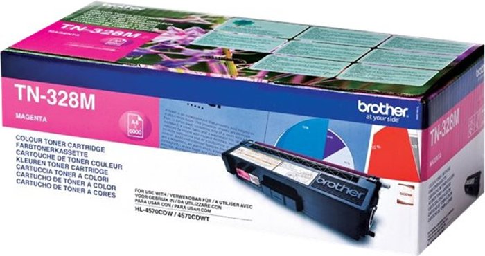 Currys Business | Brother Brother TN328M - magenta - original - toner cartridge Brother Brother TN328M - magenta - original - toner cartridge