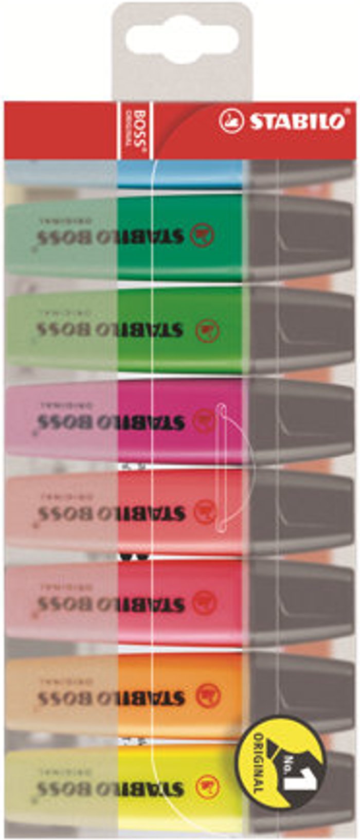 Currys Business | Stabilo STABILO BOSS ORIGINAL - highlighter - fluorescent blue, fluorescent orange, fluorescent red, fluorescent yellow, fluorescent green, fluorescent pink, fluorescen Stabilo STABILO BOSS ORIGINAL - highlighter - fluorescent blue, fluorescent orange, fluorescent red, fluorescent yellow, fluorescent green, fluorescent pink, fluorescen