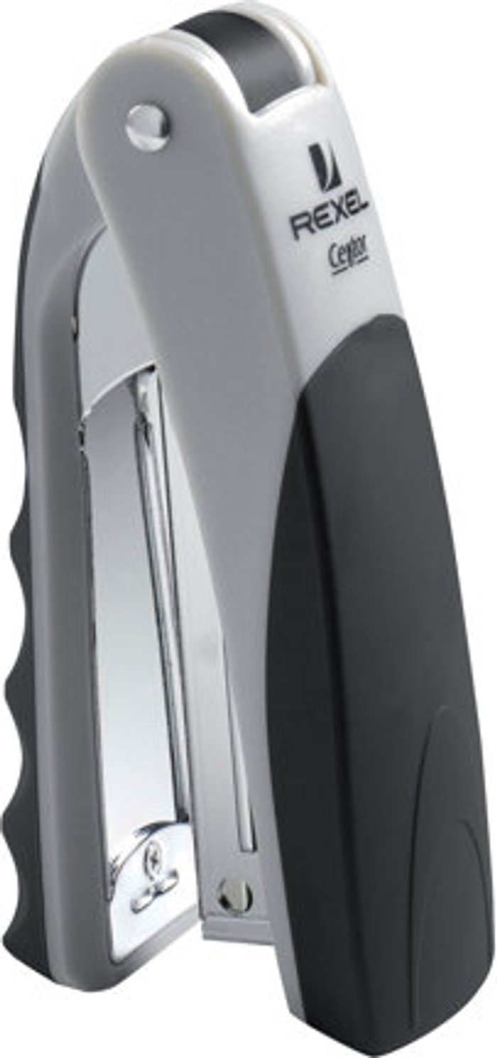 Currys Business | Rexel Rexel Centor Half Strip Stapler Silver/Black 2100595 Rexel Rexel Centor Half Strip Stapler Silver/Black 2100595
