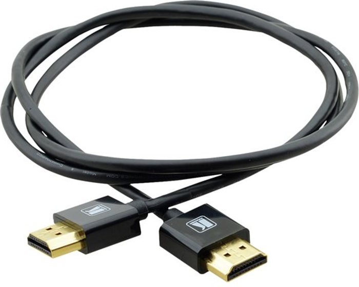 Currys Business | Kramer Kramer C-HM/HM/PICO Series C-HM/HM/PICO/BK-1 - HDMI cable with Ethernet - 30 cm Kramer Kramer C-HM/HM/PICO Series C-HM/HM/PICO/BK-1 - HDMI cable with Ethernet - 30 cm