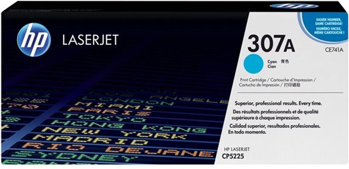 Currys Business | HP HP 307A - cyan - original - LaserJet - toner cartridge (CE741A) HP HP 307A - cyan - original - LaserJet - toner cartridge (CE741A)