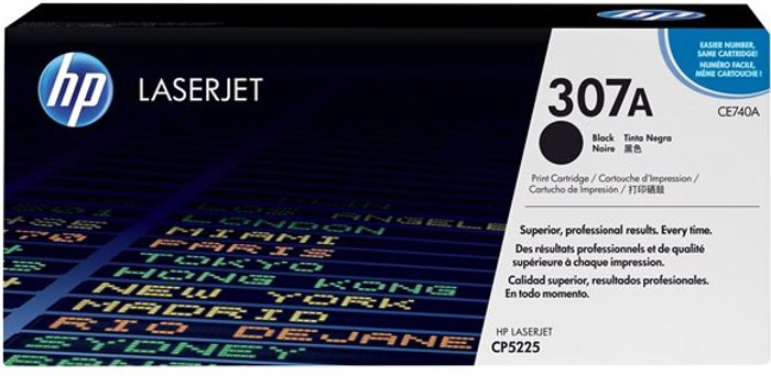 Currys Business | HP HP 307A - black - original - LaserJet - toner cartridge (CE740A) HP HP 307A - black - original - LaserJet - toner cartridge (CE740A)