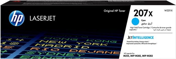 Currys Business | HP HP 207X - High Yield - cyan - original - LaserJet - toner cartridge (W2211X) HP HP 207X - High Yield - cyan - original - LaserJet - toner cartridge (W2211X)