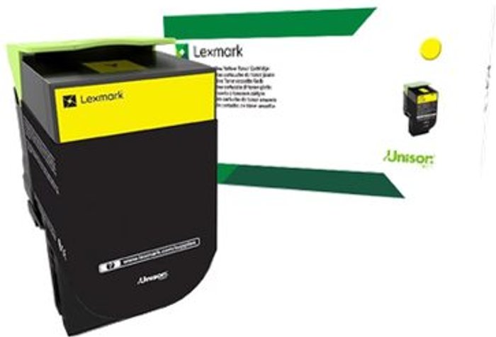 Currys Business | Lexmark Lexmark 802HY - High Yield - yellow - original - toner cartridge - LCCP, LRP Lexmark Lexmark 802HY - High Yield - yellow - original - toner cartridge - LCCP, LRP