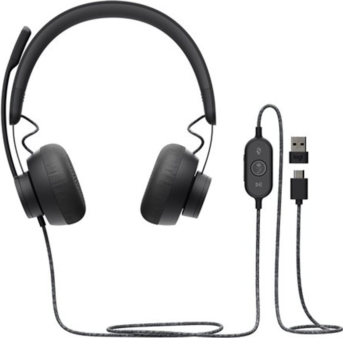 Currys Business | Logitech Logitech Zone Wired MSFT Teams - headset Logitech Logitech Zone Wired MSFT Teams - headset