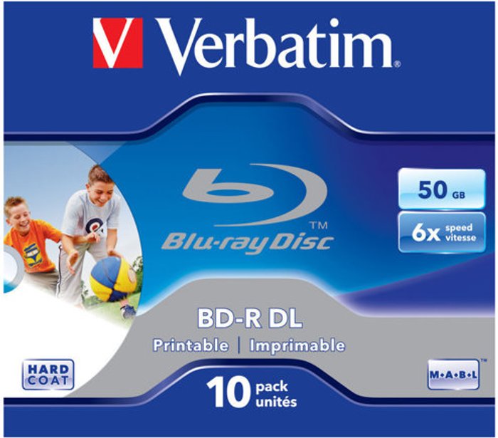 Currys Business | Verbatim Verbatim - BD-R DL x 10 - 50 GB - storage media Verbatim Verbatim - BD-R DL x 10 - 50 GB - storage media
