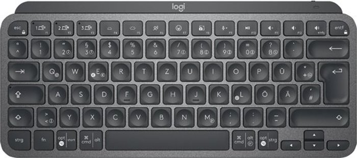 Currys Business | Logitech LOGITECH MX Keys Mini Wireless Keyboard - Graphite, Black Logitech LOGITECH MX Keys Mini Wireless Keyboard - Graphite, Black