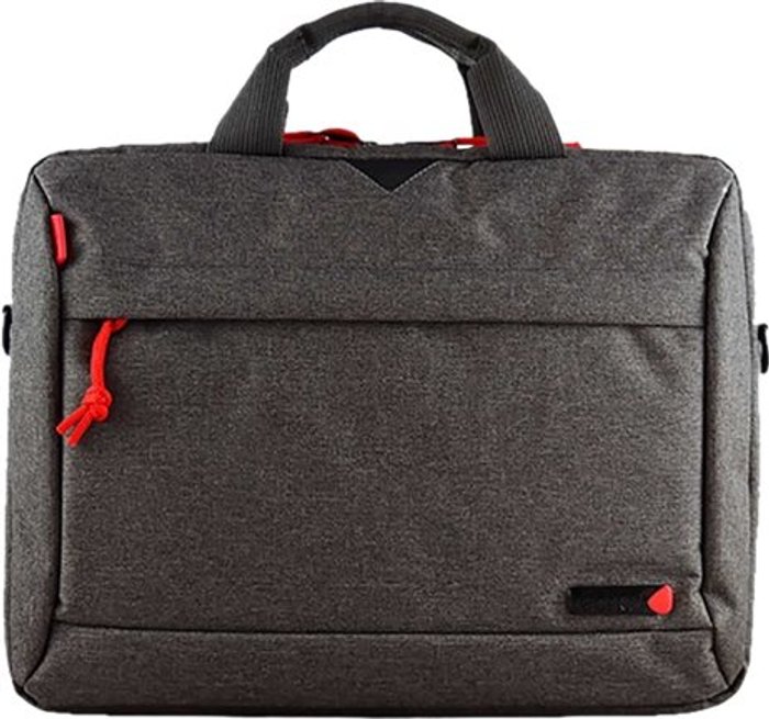 Currys Business | Techair Techair Classic Essential 14 - 15.6 Inch Shoulder Bag Grey Techair Techair Classic Essential 14 - 15.6 Inch Shoulder Bag Grey