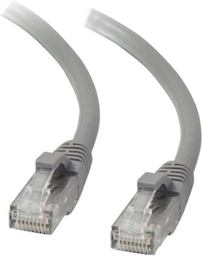 Currys Business | CABLES TO GO C2G Cat5e Booted Unshielded (UTP) Network Patch Cable - patch cable - 5 m - grey CABLES TO GO C2G Cat5e Booted Unshielded (UTP) Network Patch Cable - patch cable - 5 m - grey