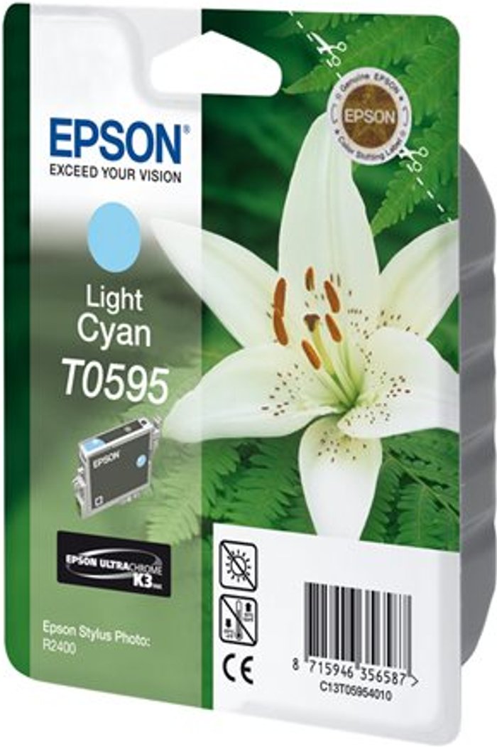 Currys Business | Epson Epson T0595 - light cyan - original - ink cartridge Epson Epson T0595 - light cyan - original - ink cartridge