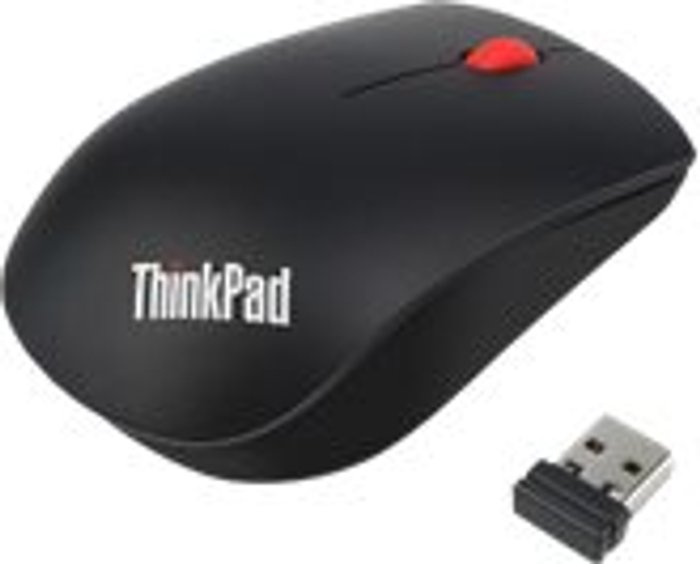 Currys Business | Lenovo Lenovo ThinkPad Essential Wireless Mouse - mouse - 2.4 GHz Lenovo Lenovo ThinkPad Essential Wireless Mouse - mouse - 2.4 GHz