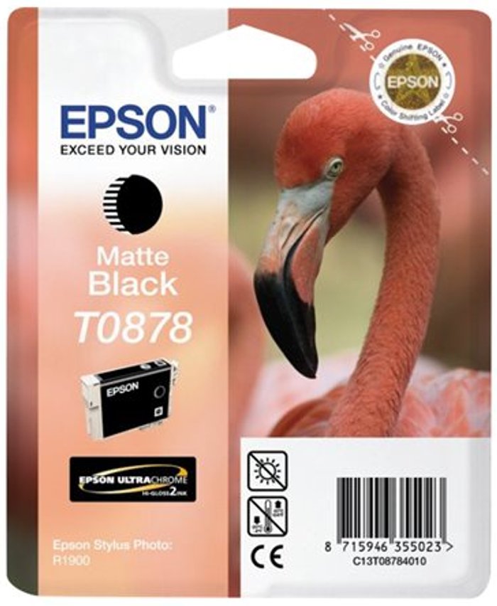 Currys Business | Epson Epson T0878 - matte black - original - ink cartridge Epson Epson T0878 - matte black - original - ink cartridge