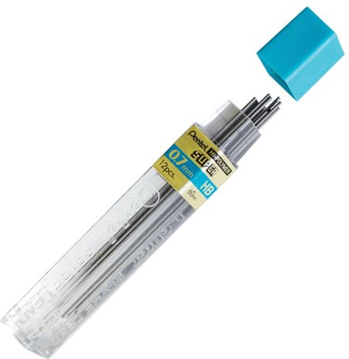 Currys Business | Pentel Pentel Super Hi-Polymer - pencil lead - HB (pack of 12) Pentel Pentel Super Hi-Polymer - pencil lead - HB (pack of 12)