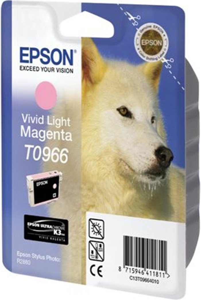 Currys Business | Epson Epson T0966 - vivid light magenta - original - ink cartridge Epson Epson T0966 - vivid light magenta - original - ink cartridge