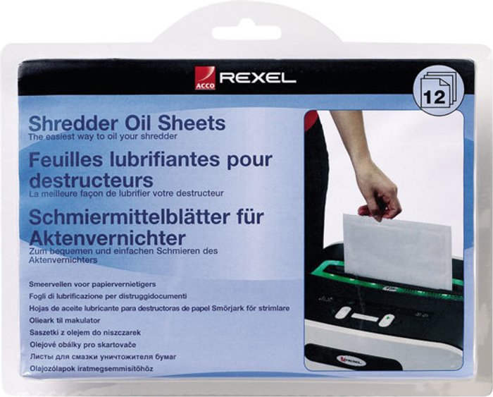 Currys Business | ACCO-REXEL Rexel shredder oil sheets ACCO-REXEL Rexel shredder oil sheets