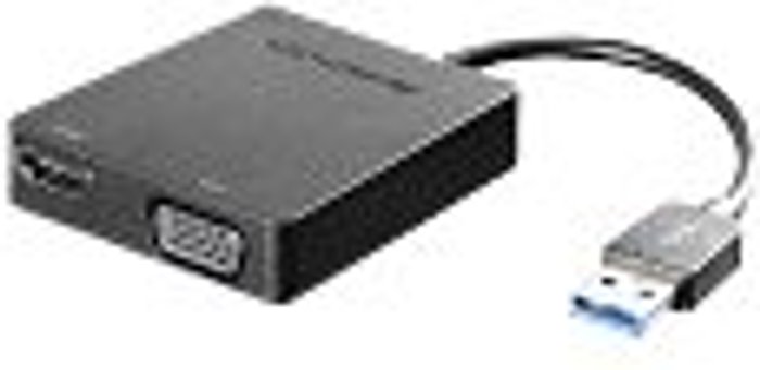 Currys Business | Lenovo Lenovo Universal USB 3.0 to VGA/HDMI Adapter - external video adapter Lenovo Lenovo Universal USB 3.0 to VGA/HDMI Adapter - external video adapter