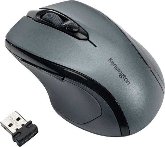 Currys Business | ACCO-REXEL Kensington Pro Fit Mid-Size - mouse - 2.4 GHz - graphite grey ACCO-REXEL Kensington Pro Fit Mid-Size - mouse - 2.4 GHz - graphite grey