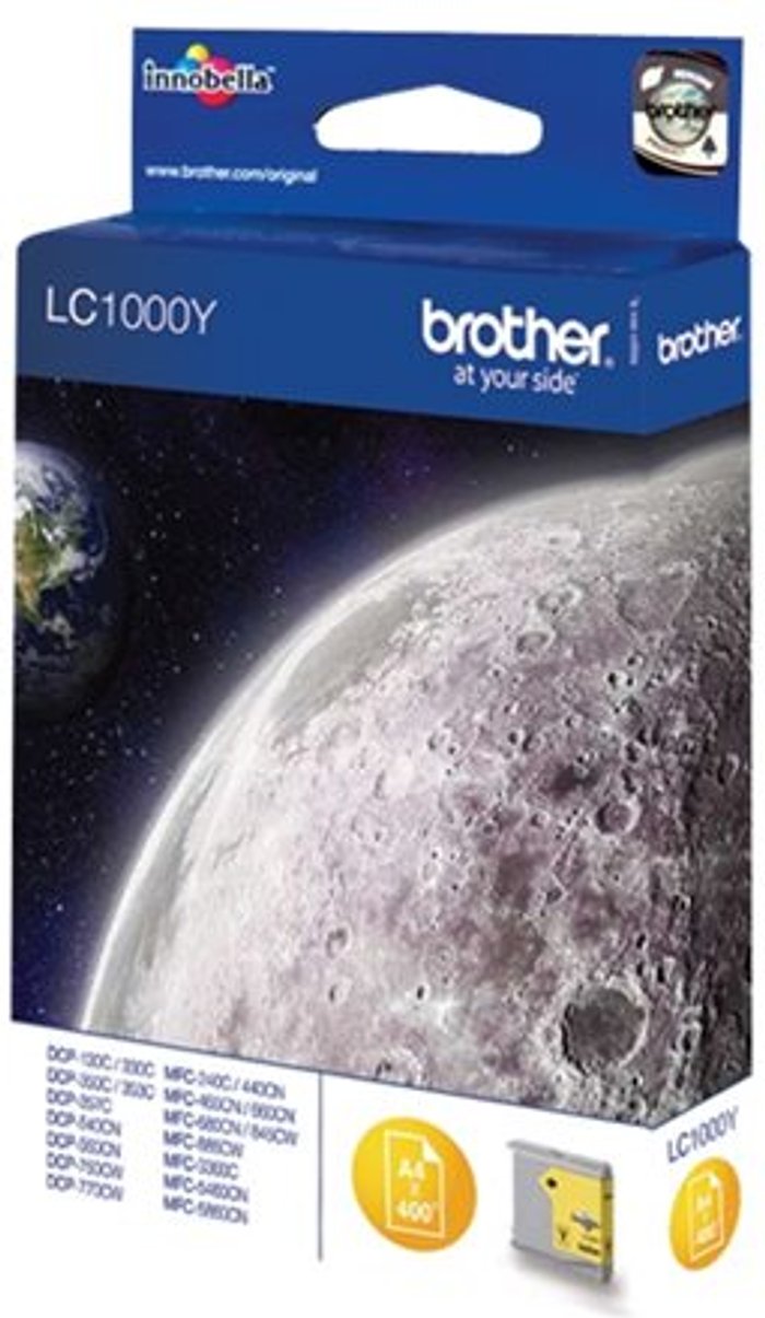 Currys Business | Brother Brother LC1000Y - yellow - original - ink cartridge Brother Brother LC1000Y - yellow - original - ink cartridge