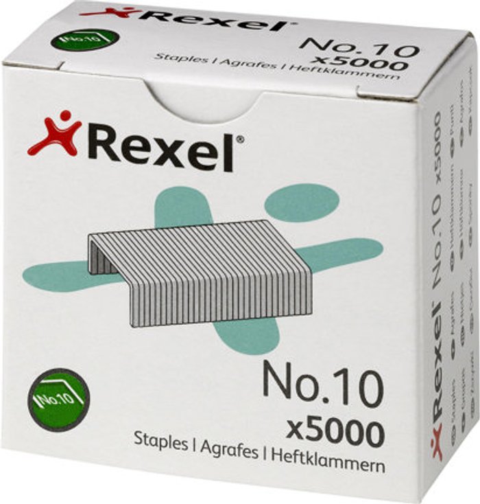 Currys Business | ACCO-REXEL Rexel - staples - No. 10 - pack of 5000 ACCO-REXEL Rexel - staples - No. 10 - pack of 5000