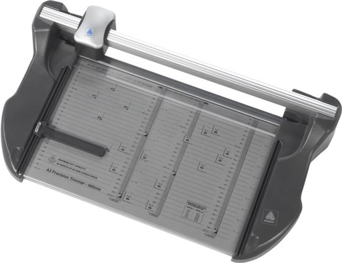 Currys Business | Avery Avery A3 Precision Trimmer (460mm Cutting Length, 30 Sheet Capacity) P460 Avery Avery A3 Precision Trimmer (460mm Cutting Length, 30 Sheet Capacity) P460