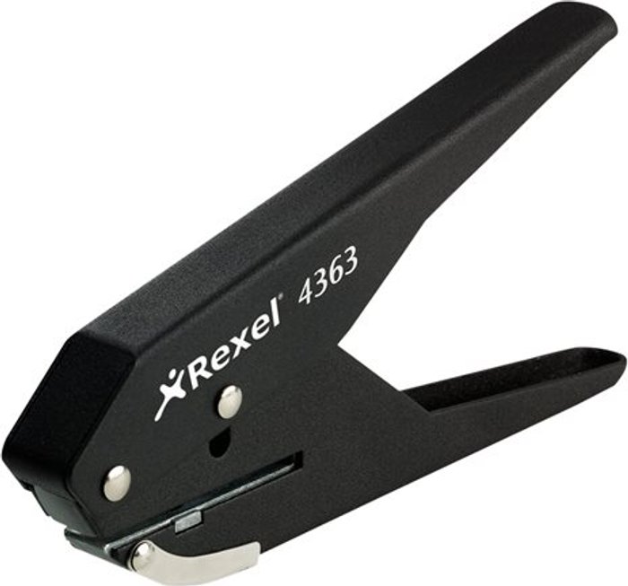 Currys Business | Rexel Rexel S120 Single Hole Plier Punch 20 Sheet Black 20120041 Rexel Rexel S120 Single Hole Plier Punch 20 Sheet Black 20120041