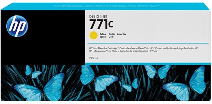 Currys Business | HP HP 771C - yellow - original - ink cartridge HP HP 771C - yellow - original - ink cartridge